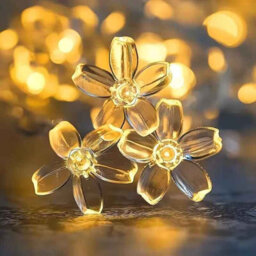 Cherry Blossom Led String Lights 3M 20Led Warm White, Indoor Party & Home Decor - thumbnail 2