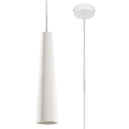 Sollux Lighting Electra Ceramic White 1 Light Classic Pendant Ceiling Light - thumbnail 3