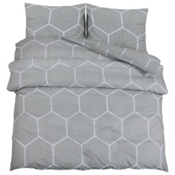 Walplus Duvet Cover Set Grey 220X240 Cm Cotton - thumbnail 2