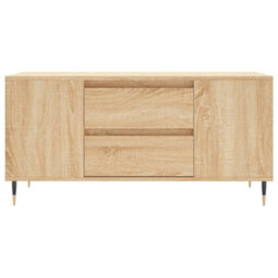 Berkfield Coffee Table Sonoma Oak 102X44.5X50 Cm Engineered Wood - thumbnail 5