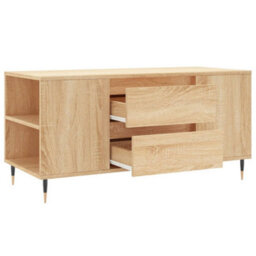 Berkfield Coffee Table Sonoma Oak 102X44.5X50 Cm Engineered Wood - thumbnail 6