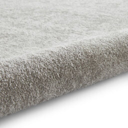 Silver Plain Shaggy Rug, 17mm Thick Stain-Resistant Rug, Modern Rug For Bedroom, Livingroom, & Diningroom-80Cm X 150Cm - thumbnail 6