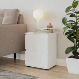 Urbn-Living White, Black - Skagen Minimalist Chest Of 2 Drawers - thumbnail 7