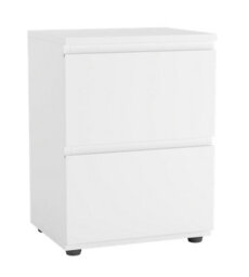 Urbn-Living White, Black - Skagen Minimalist Chest Of 2 Drawers - thumbnail 6