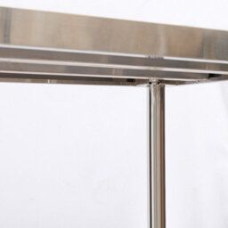 Living And Home 120Cm 2 Tier Commercial Stainless Steel Catering Kitchen Prep And Work Table - thumbnail 4