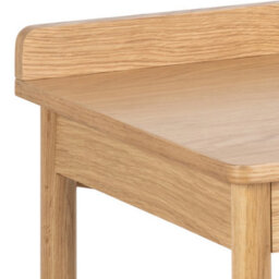 Furniture To Go Paul 1 Drawer  Office Desk In Oak - thumbnail 7