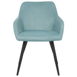 Beliani Set Of 2 Dining Chairs Casmalia Velvet Light Blue - thumbnail 5