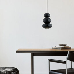 Luminosa Lighting Luminosa Orlando Slim Pendant Ceiling Light Black-Green Gloss Gu10 - thumbnail 4