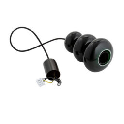 Luminosa Lighting Luminosa Orlando Slim Pendant Ceiling Light Black-Green Gloss Gu10 - thumbnail 7
