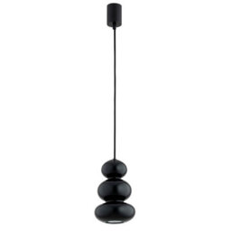 Luminosa Lighting Luminosa Orlando Slim Pendant Ceiling Light Black-Green Gloss Gu10 - thumbnail 6