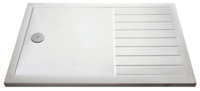 Balterley Premium Walk-In Shower Tray 1400mm X 800mm - White - image 1
