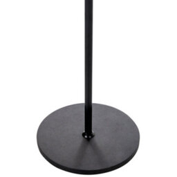 Wyld And Coco Black Metal Coat Stand 170 Cm Freestanding With Six Hooks - Industrial-Style Hallway Storage - thumbnail 6