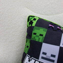 Character World Minecraft Square Cushion Creeper Pillow Green Design For Bedroom Sofa 40 X 40Cm - thumbnail 6