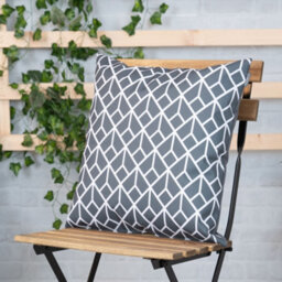 icon Indoor And Outdoor Waterproof Filled Cushion Set Of 4 Slate Grey - thumbnail 2