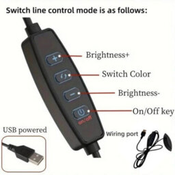 Modern Led Table Lamp Dimmable Bedside Desk Nightstand Lamp Touch Control Lamp - thumbnail 3