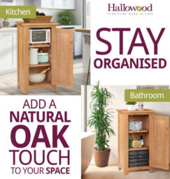 Hallowood Furniture Waverly Oak Small Cupboard - thumbnail 6