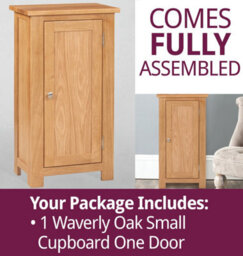 Hallowood Furniture Waverly Oak Small Cupboard - thumbnail 7