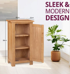 Hallowood Furniture Waverly Oak Small Cupboard - thumbnail 3