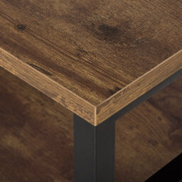Beliani Industrial Tv Stand Carlisle Dark Brown - thumbnail 8