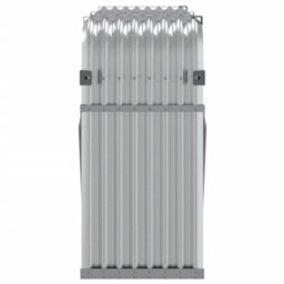 Walplus Log Holder Silver 180X45X100 Cm Galvanised Steel - thumbnail 5