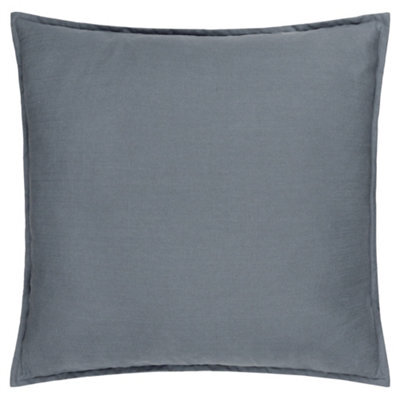 Yard Slub Cotton Feather Filled Cushion, Denim Blue, 50 X 50Cm - image 1