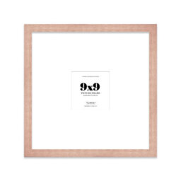 "9X9"" Bronze Picture Frame - 9X9"" Square Frame With 5X5"" Mount For 9X9""/5X5"" Pictures Art Deco Style Room Decor, 1 Pack"