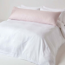 Homescapes Dusky Pink Violet Egyptian Cotton Ultrasoft Body Pillowcase 330 Tc - thumbnail 2
