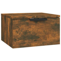 Vidaxl Wall-Mounted Bedside Cabinet Smoked Oak 34X30X20 Cm - thumbnail 2