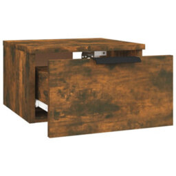Vidaxl Wall-Mounted Bedside Cabinet Smoked Oak 34X30X20 Cm - thumbnail 5