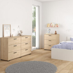 Furniture To Go Sofia Chest 3 Drawers Jackson Hickory - thumbnail 6