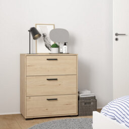 Furniture To Go Sofia Chest 3 Drawers Jackson Hickory - thumbnail 7