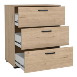 Furniture To Go Sofia Chest 3 Drawers Jackson Hickory - thumbnail 5