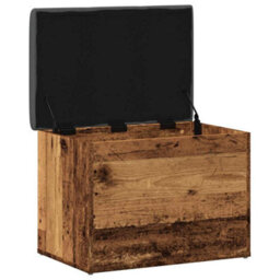 Vidaxl Storage Bench Old Wood 62X42X45 Cm Engineered Wood - thumbnail 6