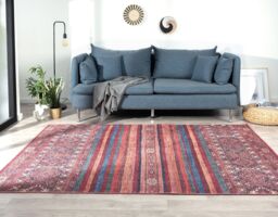 Zahra Red Persian Medium Rug, (L)170Cm X (W)120Cm - thumbnail 2