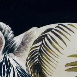 Paoletti Leopardis Zebra Woven Outdoor Cushion Cover - thumbnail 4