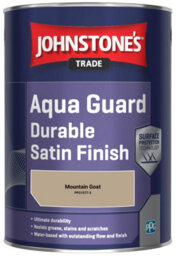 Johnstone's Trade Wood & Metal Aqua Guard Durable Satin Paint Mountain Goat (Ppg1077-3) 1L - thumbnail 2