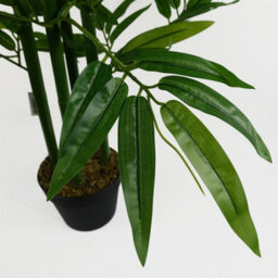 90Cm Leaf Design Uk Realistic Artificial Bamboo Plants / Trees Green - thumbnail 4