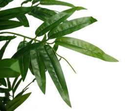 90Cm Leaf Design Uk Realistic Artificial Bamboo Plants / Trees Green - thumbnail 3