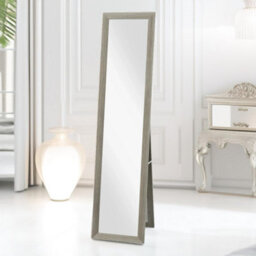 Pirlo Plush Rustic Full Length Mirror Freestanding Or Hanging Grey - thumbnail 7
