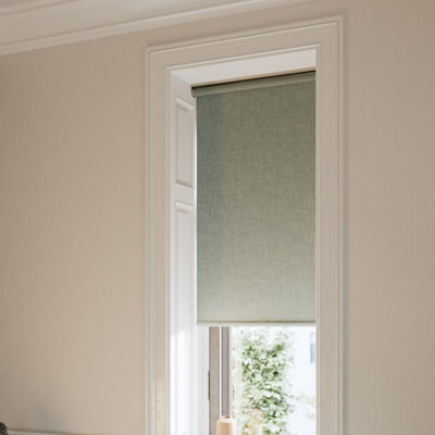 GoodHome Novan Cordless Green Tea Blackout Roller Blind (W)60Cm (L)180Cm - image 1