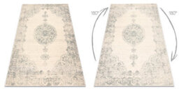 RugsX Wool Carpet Abby 486.24.la100 Osta Ornament, Frame Classic Beige Blue 240X340 Cm - thumbnail 3