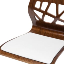 Beliani Set Of 2 Bar Chairs Petersburg Faux Leather Swivel White/ Silver - thumbnail 8