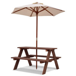 Costway 3 In 1 Kids Picnic Table Outdoor Picnic Table For Garden Yard Home
