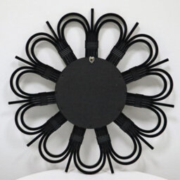 "Walplus Daisy Petal Round Mirror Wall Decor Vanity Mirror For Living Room Bedroom 50Cm(20"") Rusty Brown Gold" - thumbnail 6