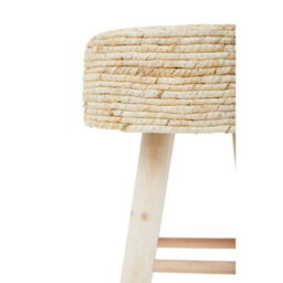 Orsina Stylish Natural Corn Rope Stool, Durable Kitchen Stool For Bedroom, Versatile Design Stool For Guests - thumbnail 4