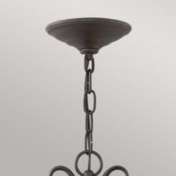 Luminosa Lighting Elstead Hinkley Casa Outdoor 3 Light Chain Lantern Olde Black Ip44 - thumbnail 4