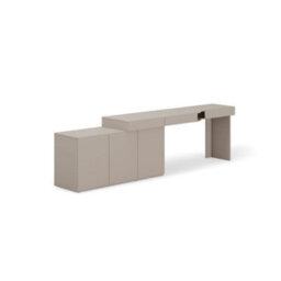 Arte Woow Desk With Sideboard 301Cm Left Door - Workspace With Organised Space - thumbnail 3