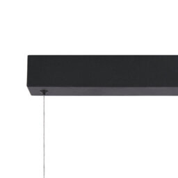 Wyld And Coco Lumalux Pendant Lamp Black Iron With Integrated Led Wave Shade, W120 X D17 X H160Cm - thumbnail 6
