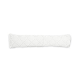 Catherine Lansfield Cosy Diamond Faux Fur Door Draught Excluder White - thumbnail 3