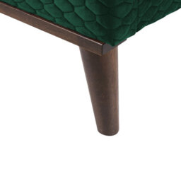 Beliani Bed Velvet Bayonne 140 X 200 Cm (Eu Double) Dark Green - thumbnail 9